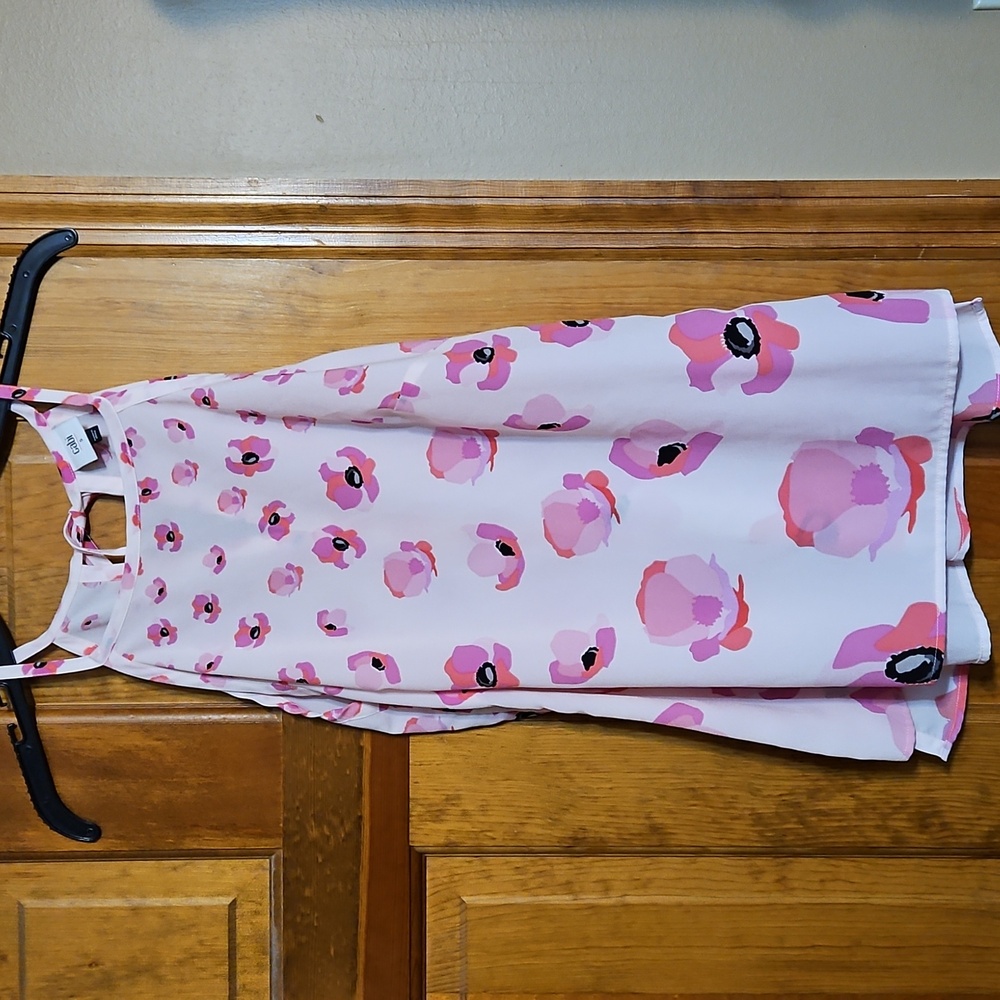 NWOT Cabi Pink Floating Poppies Halter Top - Picture 4 of 8